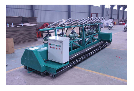 concrete triple roller tube pavers machine