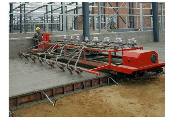 concrete triple roller tube pavers machine