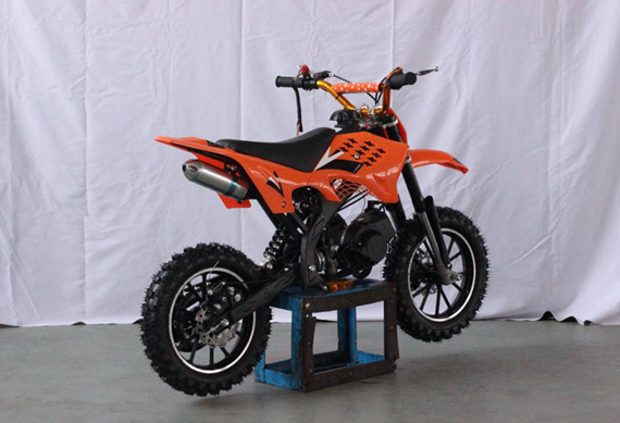 The front fork of pit bike dirt bike 125cc electric start