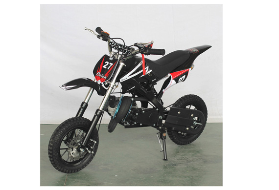 Adult colored 2stroke 49cc powerful moto dirt bike