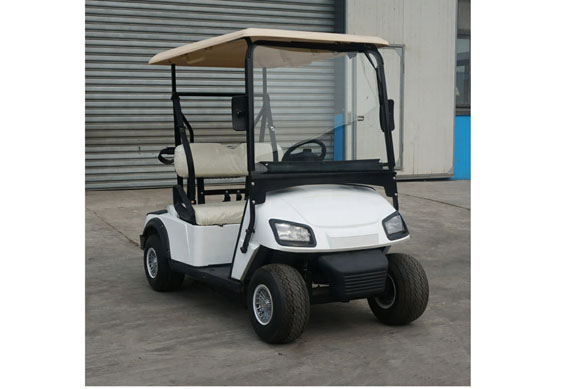 2-seater electric golf cart with Storage battery