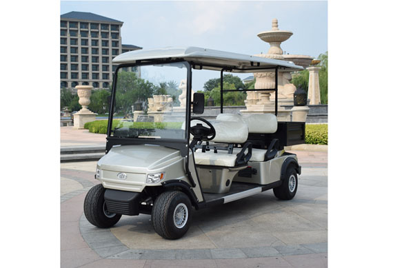 Aluminum 4 seats electric sightseeing golf cart for sale