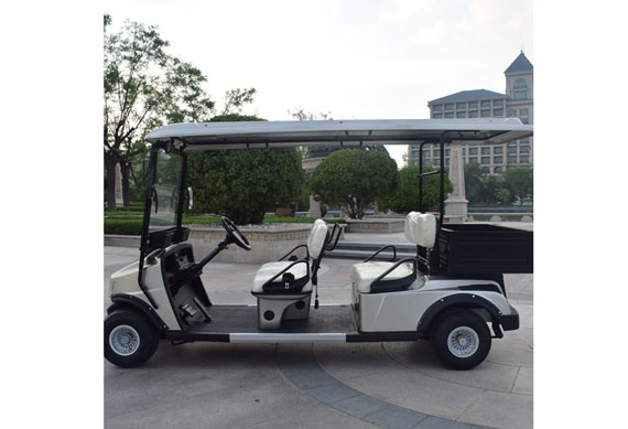 Aluminum 4 seats electric sightseeing golf cart for sale