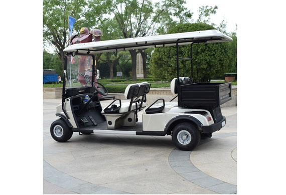 Aluminum 4 seats electric sightseeing golf cart for sale