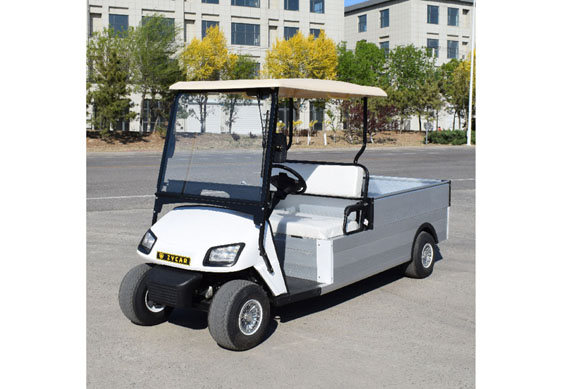 Electric golf carts with cargo boxes for farms and hotels