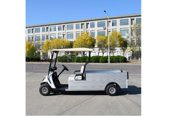 Electric golf carts with cargo boxes for farms and hotels