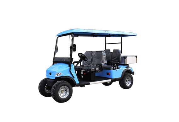 Mini 4 Seater Electric Golf Cart With Cargo Box