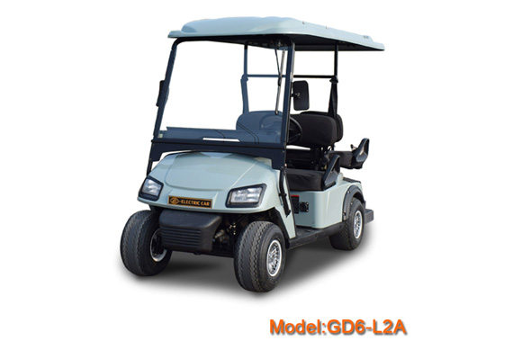 CE Approved 2 Seater Electric Golf Carts with folded back seat