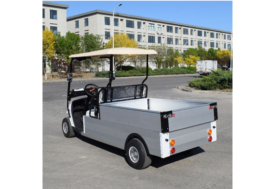 4 wheel luxury electric 2 person golf cart with cargo box