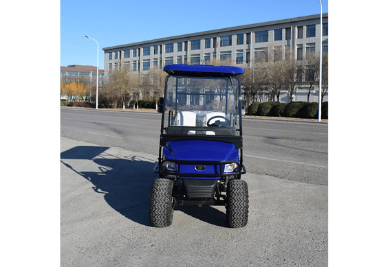 Non-marking tire electric golf cart supports customization