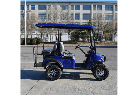 Non-marking tire electric golf cart supports customization