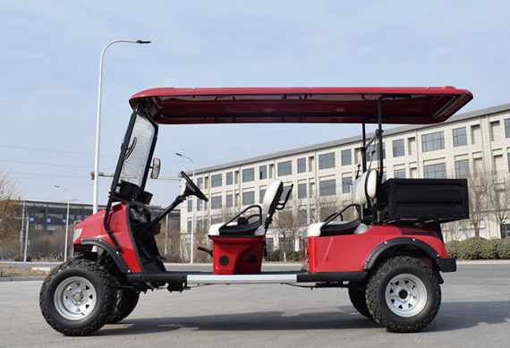 4 Seater Four Person Seats 4 wheel Drive Electric Golf Cart for sale