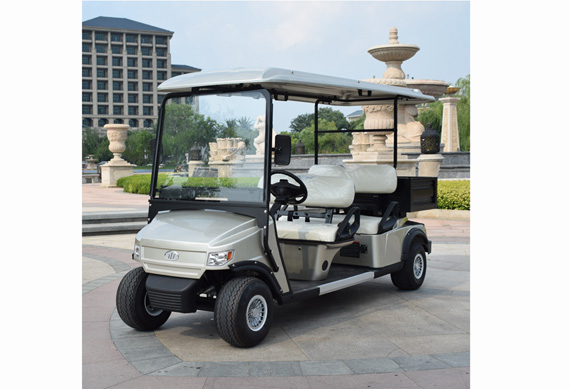 4 Seater electric golf cart with luggage box