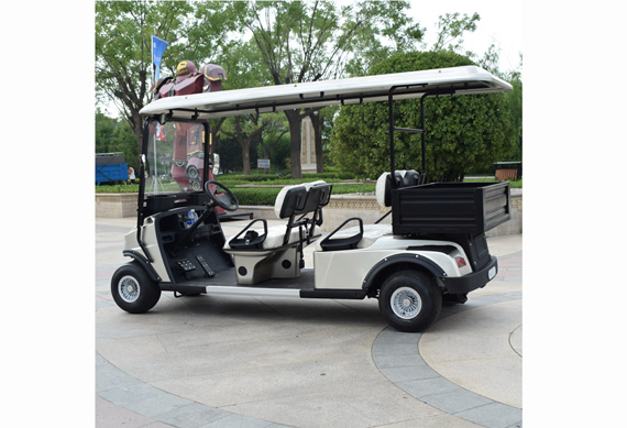 4 Seater electric golf cart with luggage box