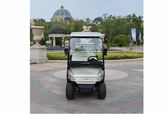 4 wheels electric golf cart with cargo box