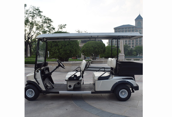 4 wheels electric golf cart with cargo box