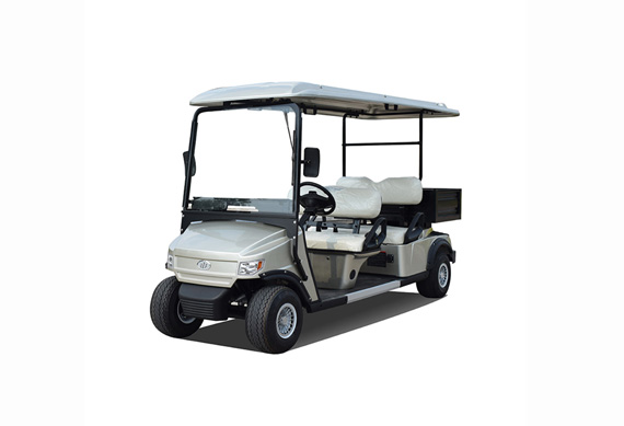 4 wheels electric golf cart with cargo box