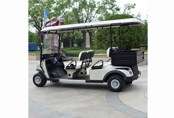 CE Approved 4 Seater Electric Golf Carts with cargo box