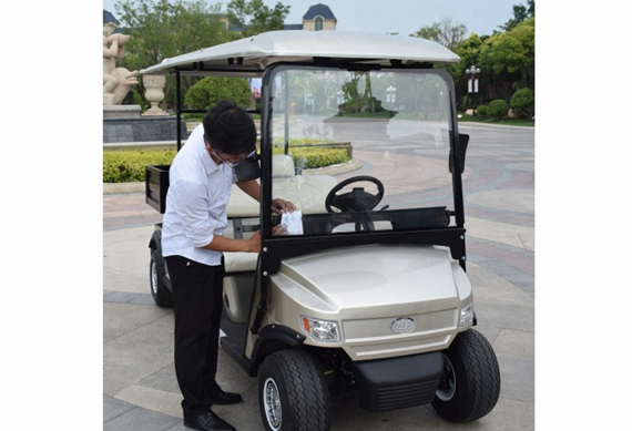 Electric transportation car/electric used golf cart/4 wheels electric golf cart trolley