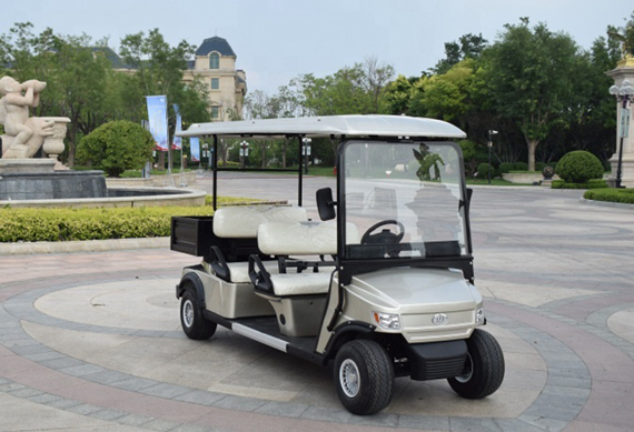 4 seater electric golf cart with cargo box