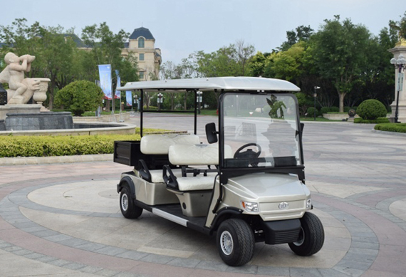 Aluminum will never rust China 4 seats golf cart with utility box