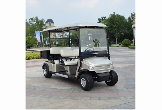 Aluminum will never rust China 4 seats golf cart with utility box