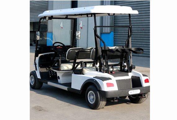 ISO certificated electric 4 seater golf cart with low price