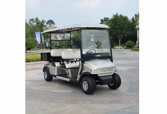 China 4 seater electric golf utility cart with cargo box