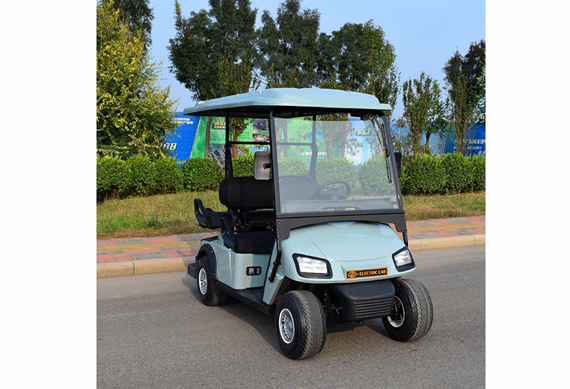 New version security 2 seats golf cart with cargo box