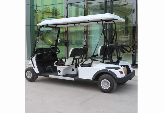 mini car 4 seats open type golf cart with roof 48V 4 wheel electric classic vehicle made in china