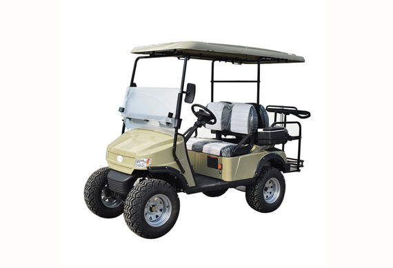 4 seater electric golf cart with folded rear sear kit CE certificate