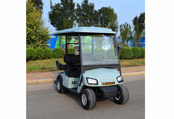 2 seat battery powered electric golf cart with CE approved