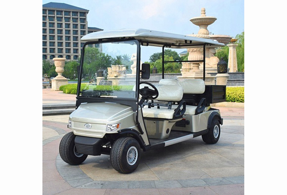 2021 New Design Electronic Golf Cart Hotel Use 4 Passenger Electric Golf Cart With Truck