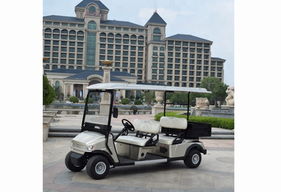 4 people golf cart cargo box double seat