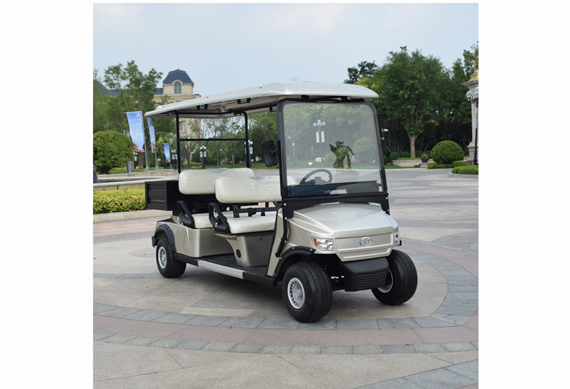 Curtis controller 4 seater classic electric golf cart with cargo box for sale
