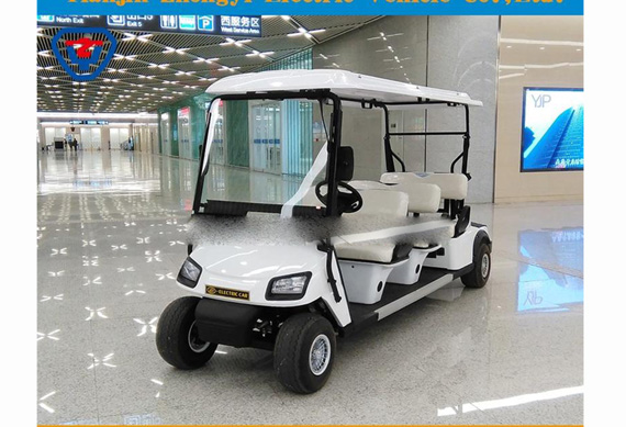 6 person 6 seaters solar golf car for Resort Use