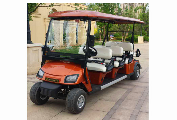 Electric 2 seater golf carts factory price With cargo box