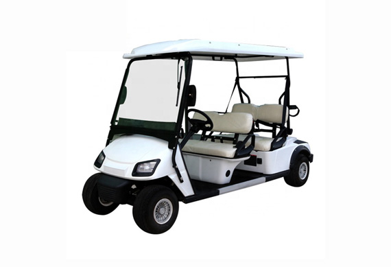 Electric 2 seater golf carts factory price With cargo box