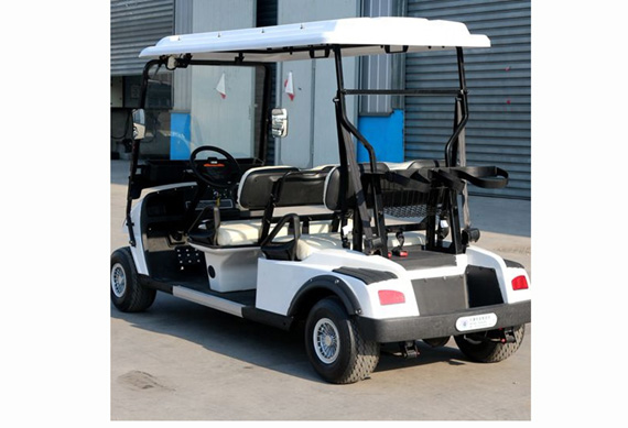 Electric 2 seater golf carts factory price With cargo box