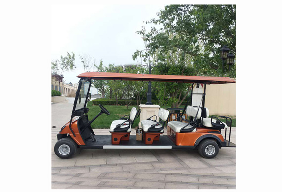 Electric 2 seater golf carts factory price With cargo box