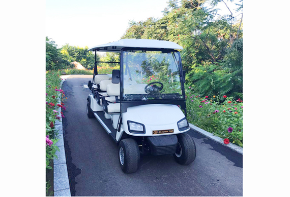 Electric 6 Seats golf buggy solar cart