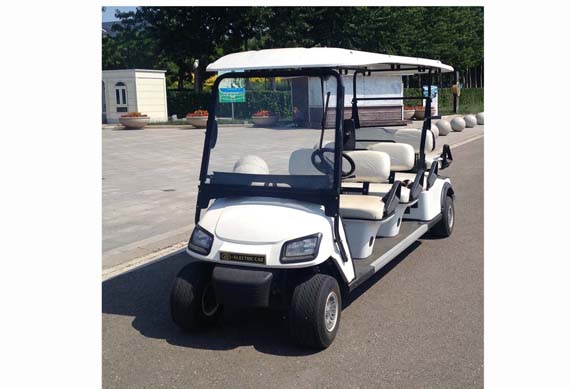 6-seat electric hotel golf cart, CE certified