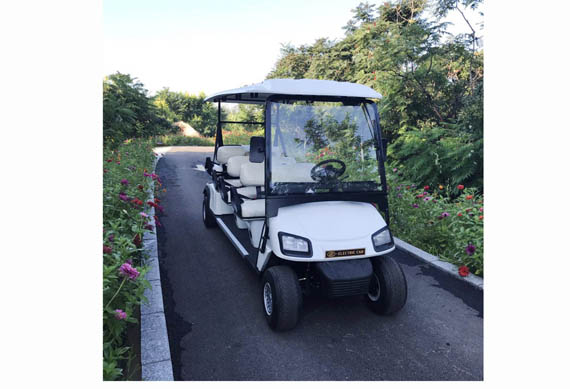 6-seat electric hotel golf cart, CE certified