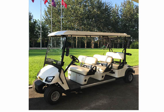 Multifunctional 6 person electric sightseeing golfcart for Resort Use