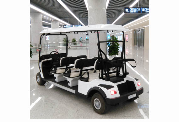 Multifunctional 6 person electric sightseeing golfcart for Resort Use