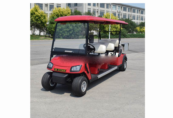 6 Seater Electric Utility Golf Cart with Luggage Box for Hotel