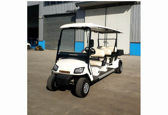 6 Seater Electric Utility Golf Cart with Luggage Box for Hotel