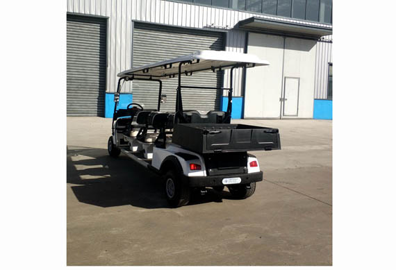6 Seater Electric Utility Golf Cart with Luggage Box for Hotel