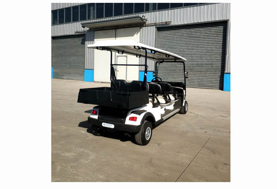 6 Seater Electric Utility Golf Cart with Luggage Box for Hotel