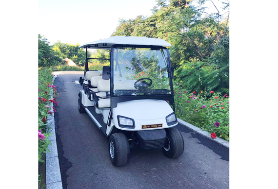 6 Seater Electric golf carts for hotels and airports